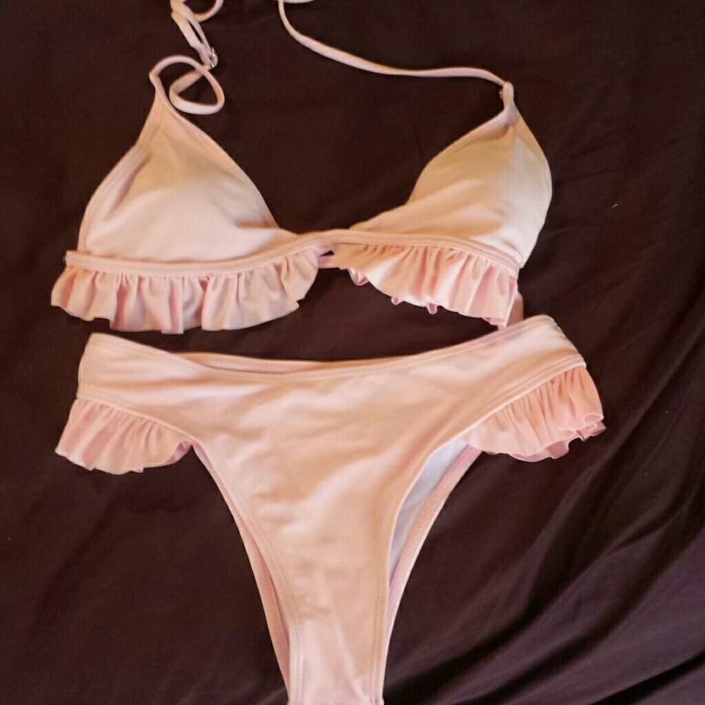 Pink bikini